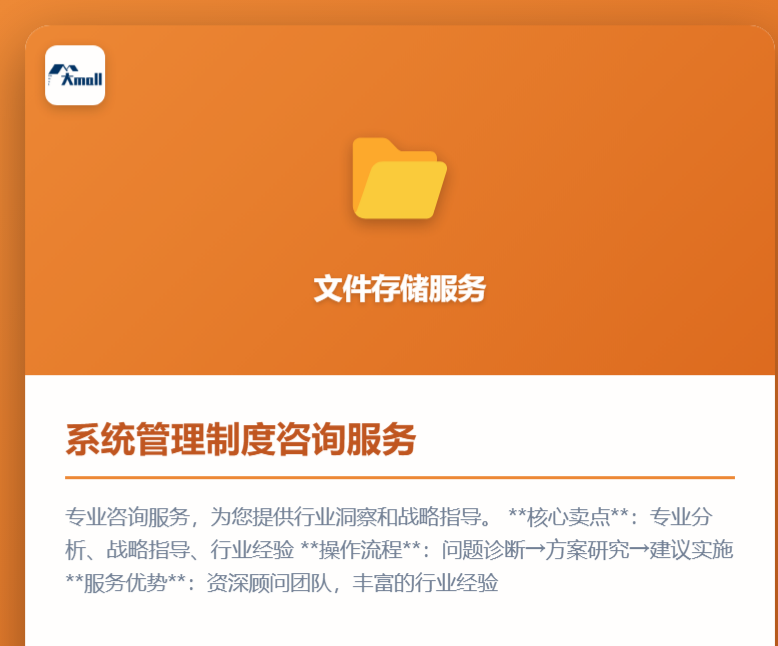 系统管理制度咨询服务